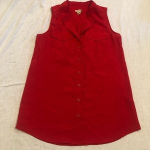 J Crew Sleeveless Women’s Blouse